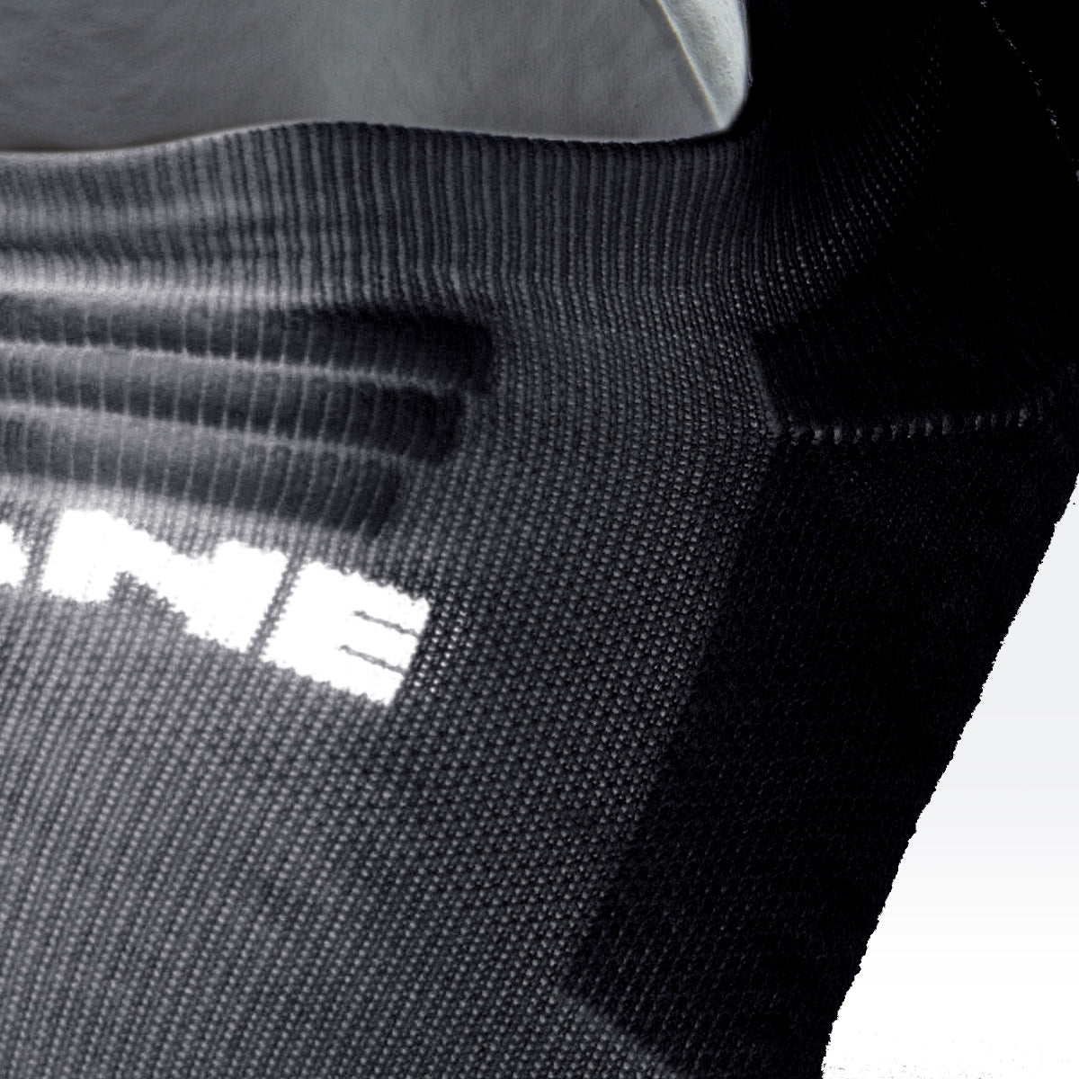 Structured Ankle Socks - Black