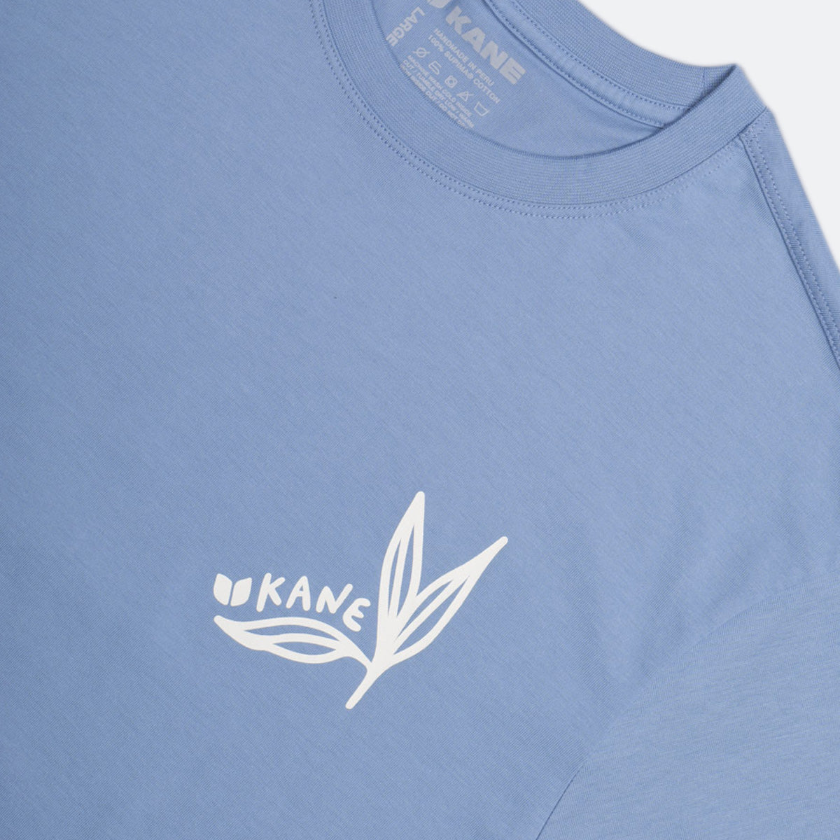 Sugar Kane Supima Tee - Cloudy Blue